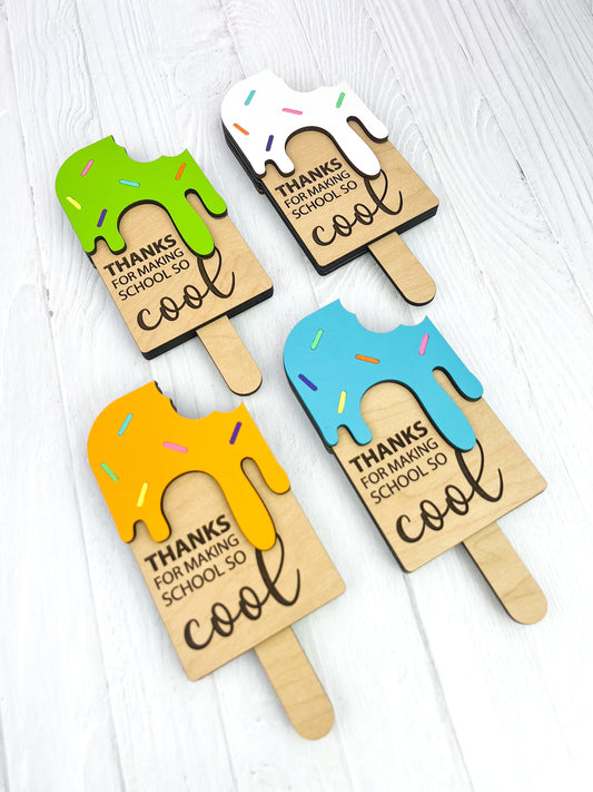 Personalized Teacher Gift Card Holder